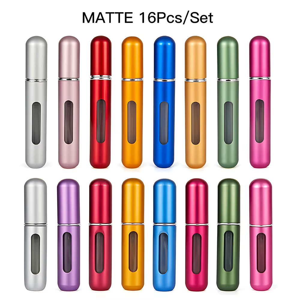 Perfume Bottle Portable Refillable Perfume Bottle with Spray Cosmetic Containers Atomizer for Travel Random Color Wholesale